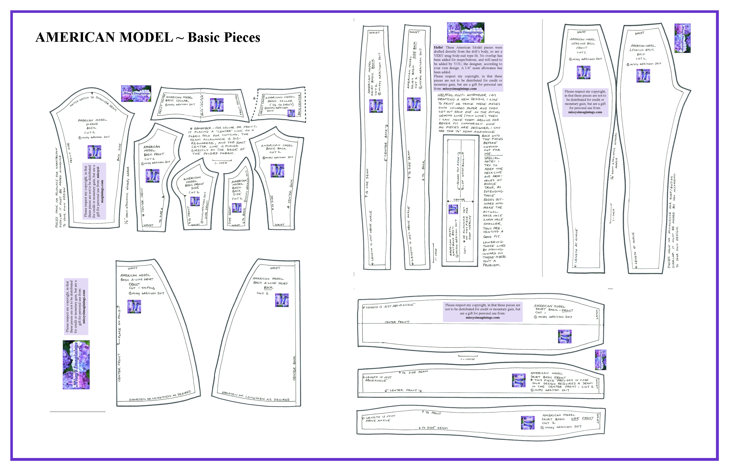 American Model Basic Pieces