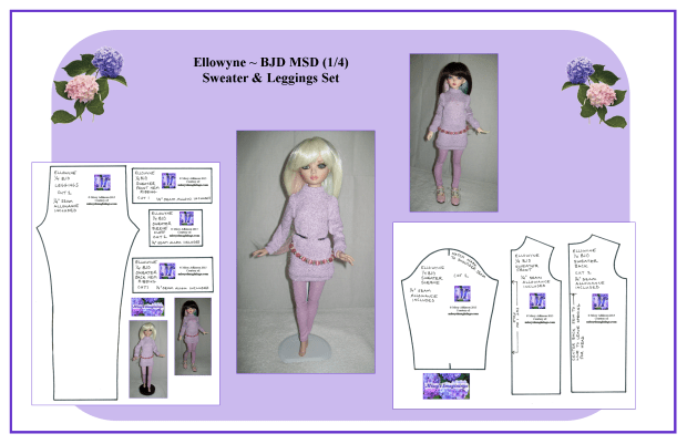 Ellowyne ~ BJD MSD Sweater Set