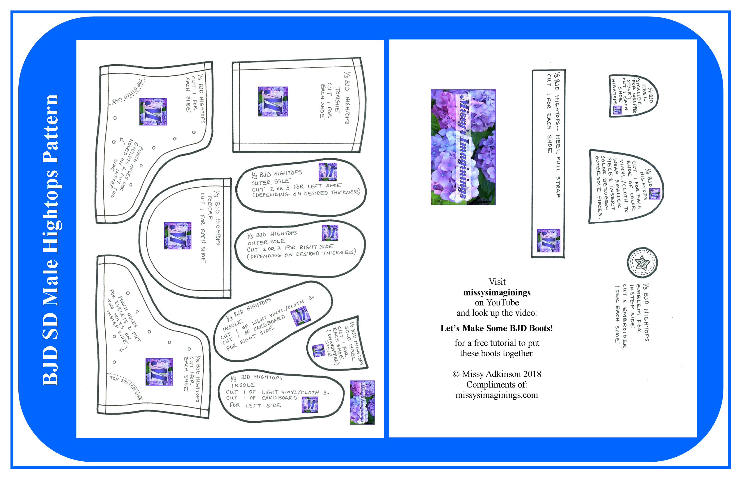 BJD SD Male Hightops