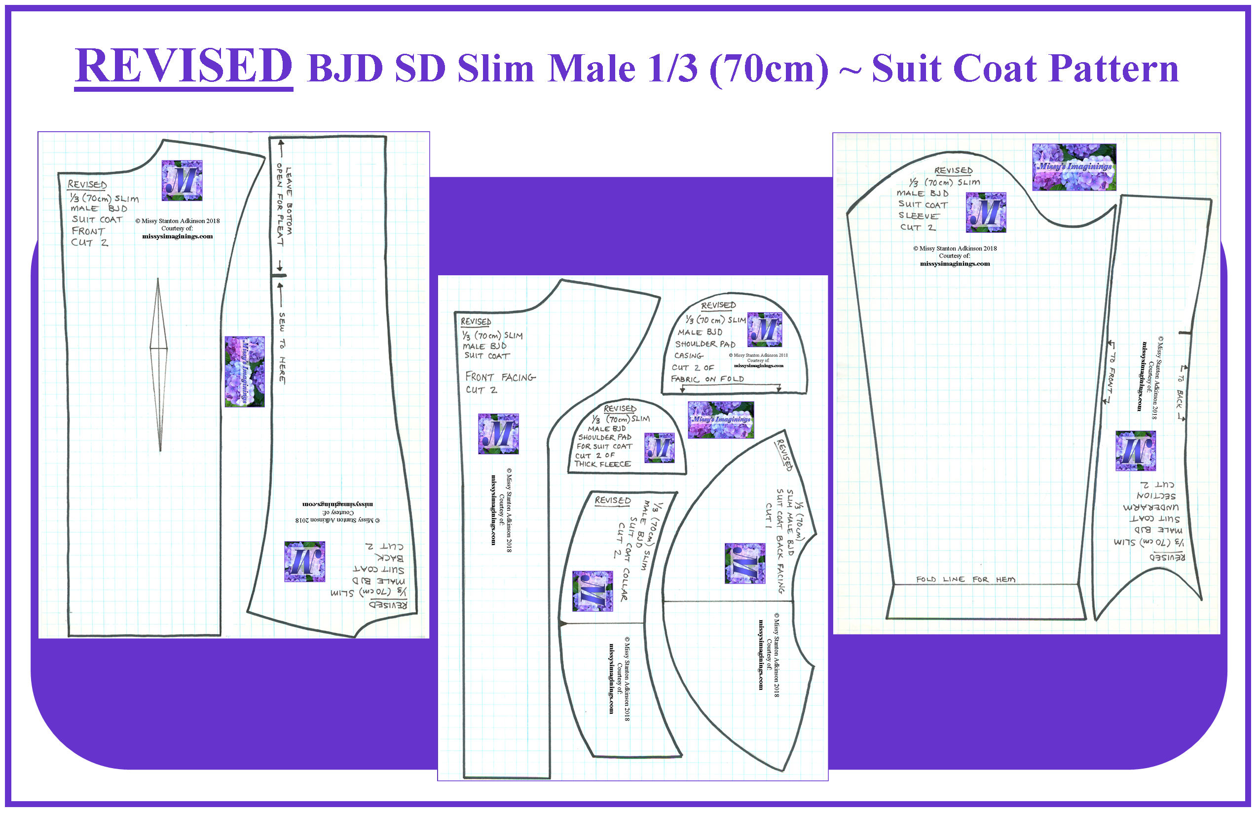 REVISED BJD SD Male Suit Coat