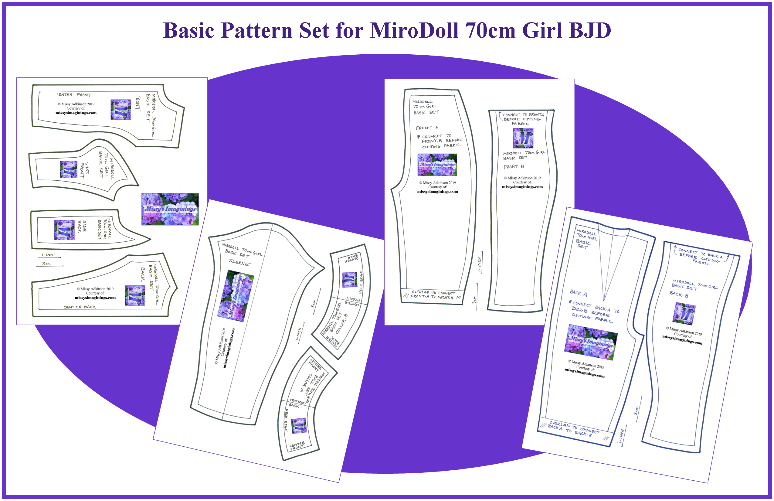Basic Set for MiroDoll 70cm Girl